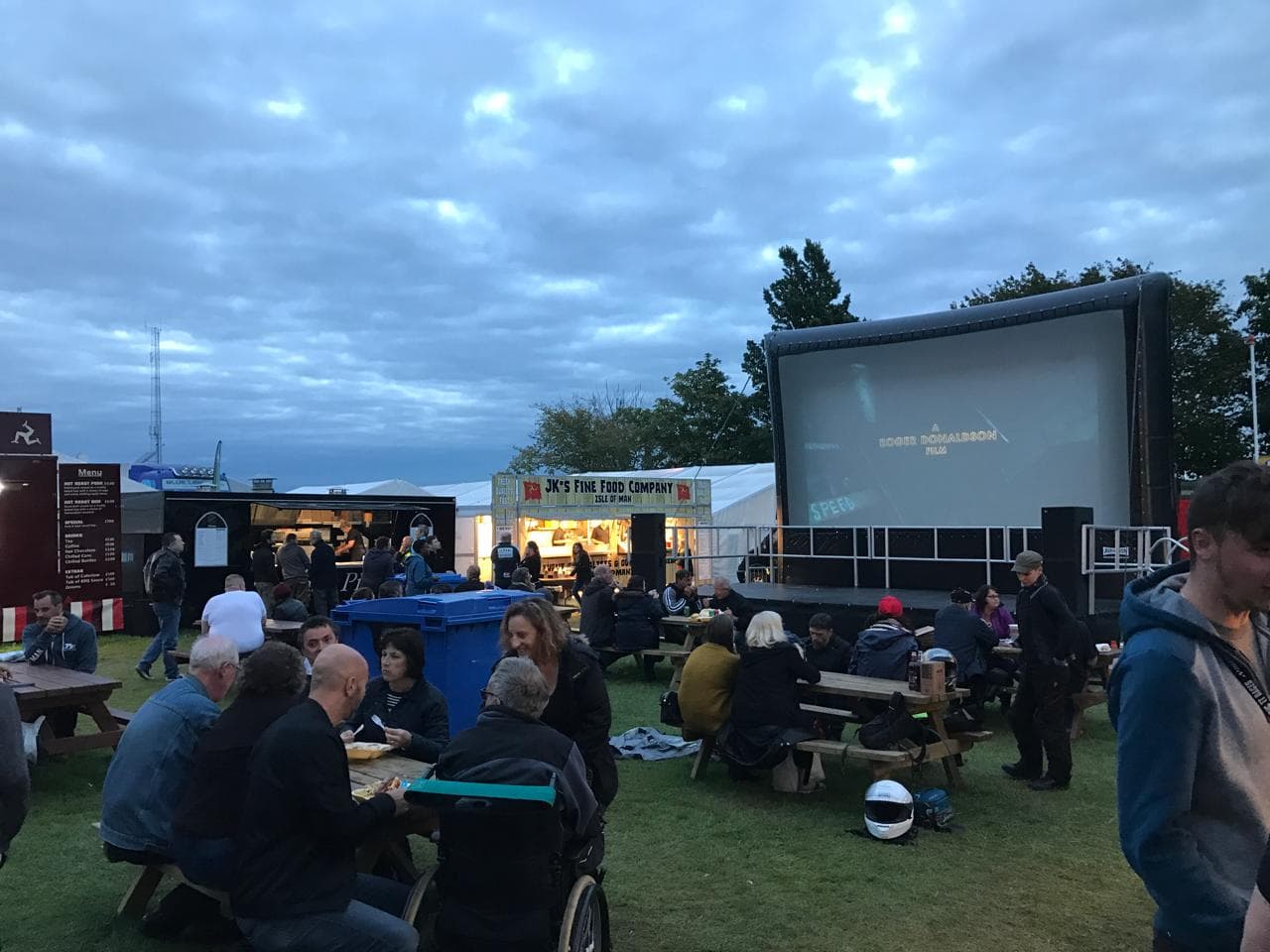 Savino's Pizza at an outdoor event